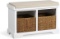 Maine Furniture Co Newport 2 Basket Bench