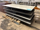 60in x 30in Folding Tables W/ Casters