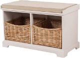 Maine Furniture Co Newport 2 Basket Bench