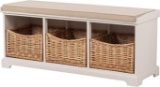 Maine Furniture Co Newport 3 Basket Bench