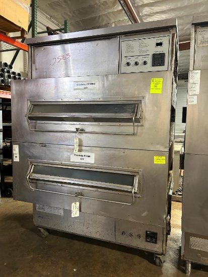 Middleby Marshall PS360q Double Stack Gas Pizza Oven Top Deck