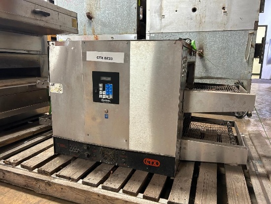 CTX DZ33 Electric Double Rack Conveyor Pizza Oven