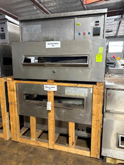Middleby Marshall PS360q Double Stack Gas Pizza Oven Top Deck