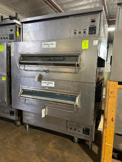 Middleby Marshall PS360 Double Stack Gas Pizza Oven Top Deck
