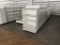 Two Runs of Wood Shelving