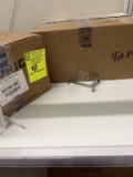 Group of shelving hooks and clips
