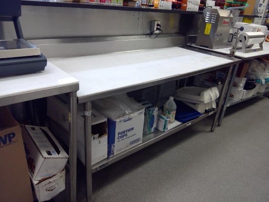 6ft Stainless Steel Table W/ Can Opener