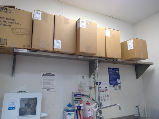 90in Stainless Steel Wall Shelf