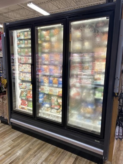 2014 Zero Zone 3 Door Low Temp Case