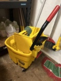 Janitorial Cart And Mop Bucket