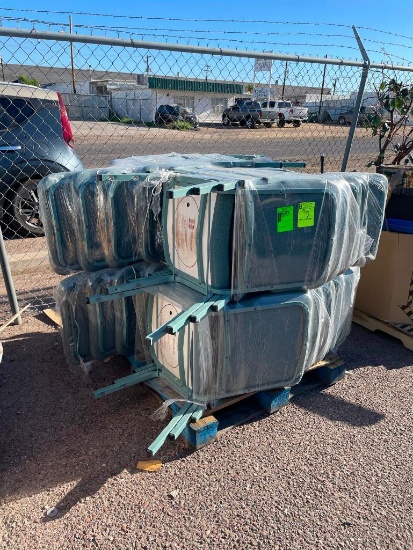 Pallet of 20 Upholstered Stackable Chairs