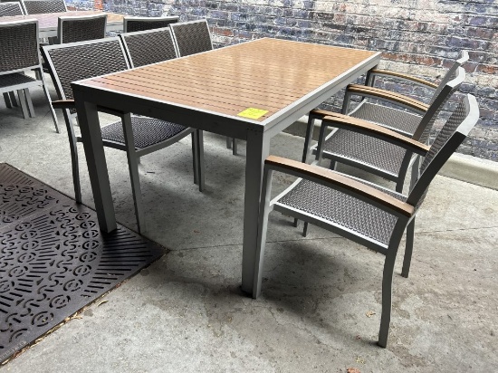 Patio Dining Table And 6 Chairs