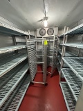 Assorted Plastic Racks In Walk-In Room