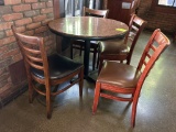Cafe Table W/ 5 Chairs