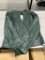 Corbani Women's Collarless Round Neck Leather Jacket L