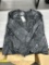 Corbani Women's Long Collarless Lambskin Leather Jacket XL