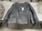 Corbani Women's Collarless Round Neck Leather Jacket XXL