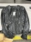 Corbani Women's Collarless Round Neck Leather Jacket XS