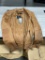 Corbani Women's Asymmetrical Leather Jacket W/ Scuba Collar M