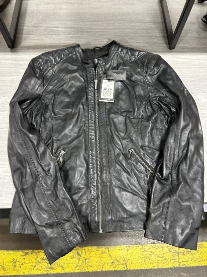 Corbani Women's Leather Moto Jacket XL