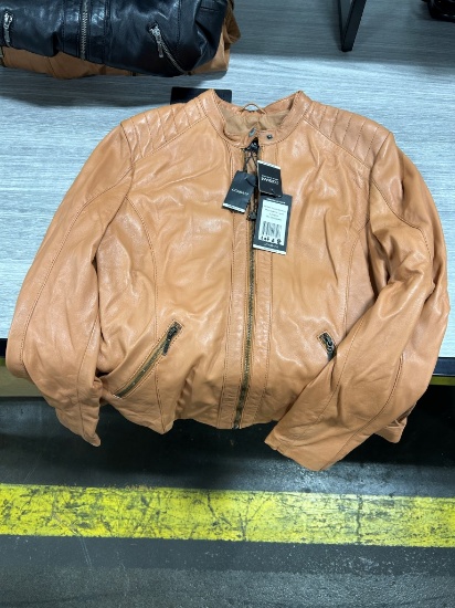 Corbani Women's Leather Moto Jacket L