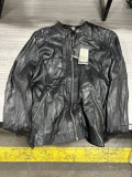Corbani Women's Leather Moto Jacket XL