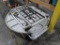 pallet of plastic-topped folding tables