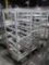 aluminum sheet pan cart, needs new casters