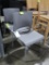 chairs w/ steel frame & plastic seats