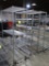 wire shelving units, on casters