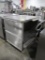 stainless demo cart w/ pull-out cutting board