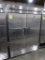 True 2-door stainless refrigerator