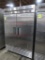 True 2-door stainless refrigerator