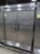 True 2-door stainless refrigerator