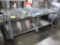 stainless equipment stand w/ undershelf, on casters