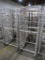 aluminum cooling racks, side load, on casters