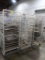 aluminum cooling racks, on casters, w/ contents