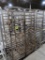 aluminum oven racks, on casters