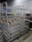 aluminum tub/tray racks, on casters