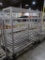 aluminum cooler rack, on casters