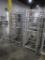 aluminum cooling racks, side load, on casters