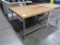 solid maple top table