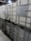 plastic containers in steel cages