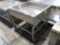 stainless iced product merchandiser w/ variable angle, drain, & casters
