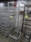 aluminum sheet pan rack, on casters