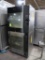 Fri-jado double-stack rotisserie, no spits, outer glass door pane is broken both sides