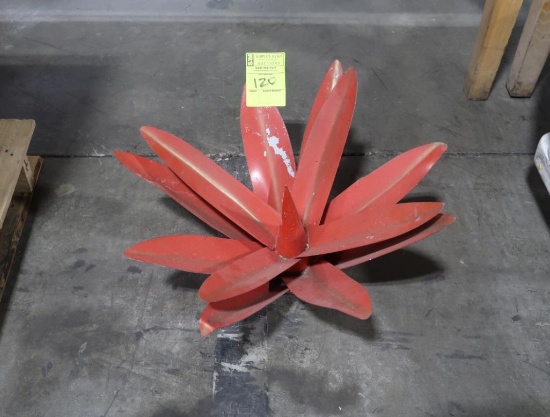 flower yard art