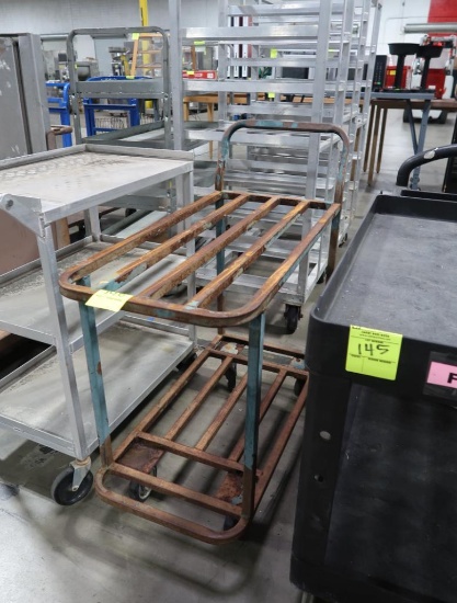 steel produce cart