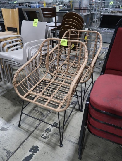 patio chairs, missing cushions