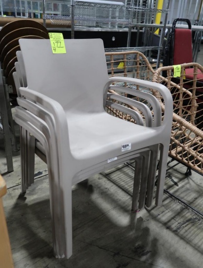 stackable plastic chairs